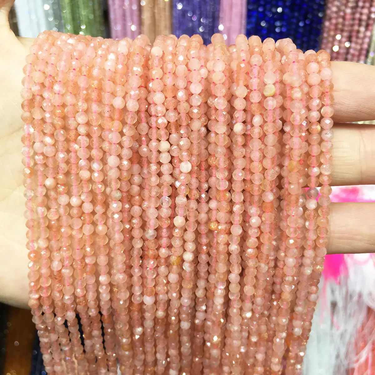 Natural Stone Small Beads Round Section Loose Bead for Jewelry Making DIY Necklace Bracelets Size 2mm 3mm
Natural Stone Small Beads Round Section Loose Bead for Jewelry Making DIY Necklace Bracelets Size 2mm 3mm