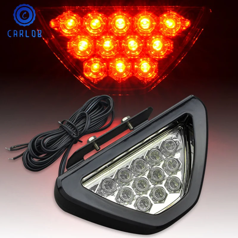 Carlob 12V LED DRL Red Car Styling Rear Tail Brake Stop Light Motorcycle Flashing Warning Parking Fog Lamp F1 Style Universal
Carlob 12V LED DRL Red Car Styling Rear Tail Brake Stop Light Motorcycle Flashing Warning Parking Fog Lamp F1 Style Universal