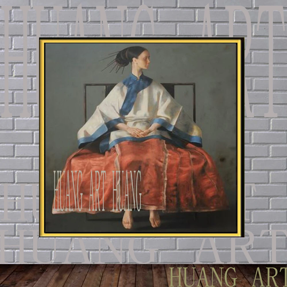 Chinese painting jian-jun hand-painted oil painting art home beautiful Korean nobles girl room decorate the lobby of the modern
Chinese painting jian-jun hand-painted oil painting art home beautiful Korean nobles girl room decorate the lobby of the modern