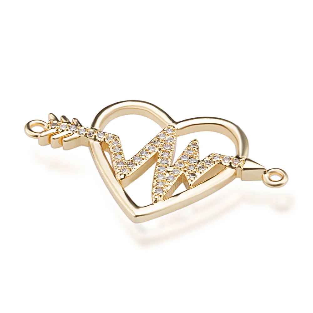 gold heart arrow micro pave cz copper colorful bracelet pendant jewelry connector accessories diy jewelry bracelet making
gold heart arrow micro pave cz copper colorful bracelet pendant jewelry connector accessories diy jewelry bracelet making