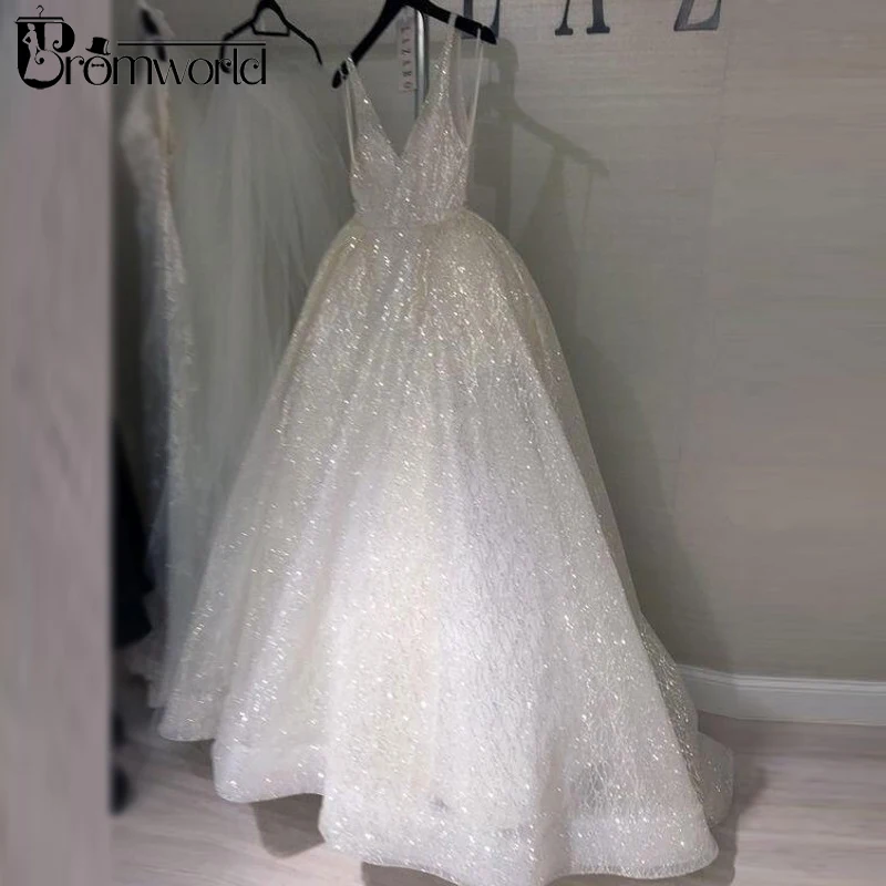 Sparkly Backless Wedding Dresses 2020 Ball Gown V Neck robe de mariee Sequined Real Ivory Wedding Gowns Bride Dress
Sparkly Backless Wedding Dresses 2020 Ball Gown V Neck robe de mariee Sequined Real Ivory Wedding Gowns Bride Dress