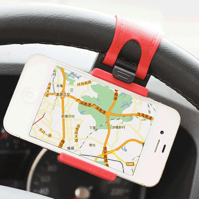 Universal Car Steering Wheel Mobile Phone Holder, Bracket for iPhone 4S 5 6 plus Samsung Galaxy S4 S5 S6 Note 3 4 Smartphone GPS
Universal Car Steering Wheel Mobile Phone Holder, Bracket for iPhone 4S 5 6 plus Samsung Galaxy S4 S5 S6 Note 3 4 Smartphone GPS