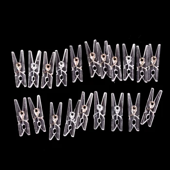 20 PCS 25mm Quality Mini Spring Clear Transparent ClipsPeg Pin Clothespin Craft Clips Clothes Photo Paper Party Home Decoration
20 PCS 25mm Quality Mini Spring Clear Transparent ClipsPeg Pin Clothespin Craft Clips Clothes Photo Paper Party Home Decoration