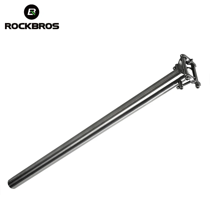 Rockbros Titanium Bicycle Cycling Seat Posts Long MTBRoad Bike Seatpost Shock Absorption Firm Seatposts 520/550/580/600 * 31.8mm
Rockbros Titanium Bicycle Cycling Seat Posts Long MTBRoad Bike Seatpost Shock Absorption Firm Seatposts 520/550/580/600 * 31.8mm