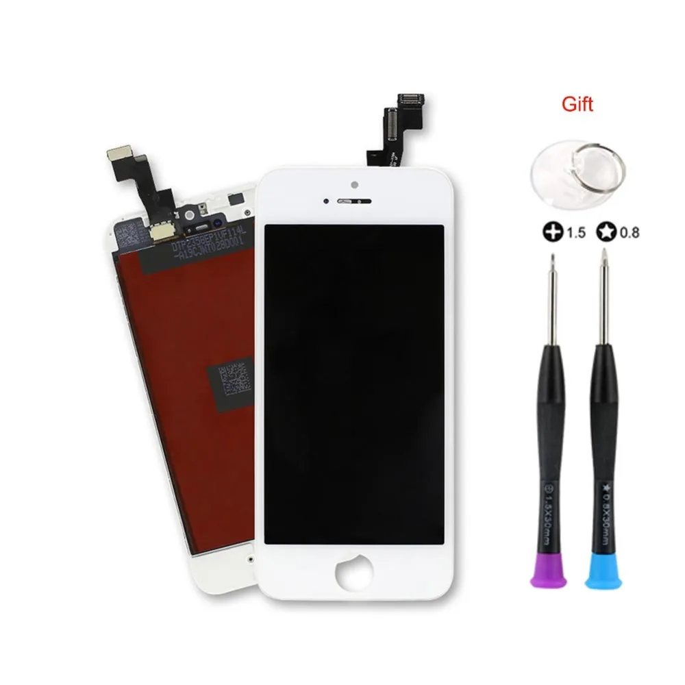 Grade AAA+++ Tianma LCD Display for iPhone 6 5S 5 5C SE with Touch Screen Digitizer Assembly No Dead Pixel with Open Tools Set
Grade AAA+++ Tianma LCD Display for iPhone 6 5S 5 5C SE with Touch Screen Digitizer Assembly No Dead Pixel with Open Tools Set