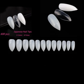 600pcs/pack 10 Sizes Japanese Style Nail Art Tips Full Nail False Tips Natural/Transparent/White 3 Colors Nail Art Finger Tips
600pcs/pack 10 Sizes Japanese Style Nail Art Tips Full Nail False Tips Natural/Transparent/White 3 Colors Nail Art Finger Tips
