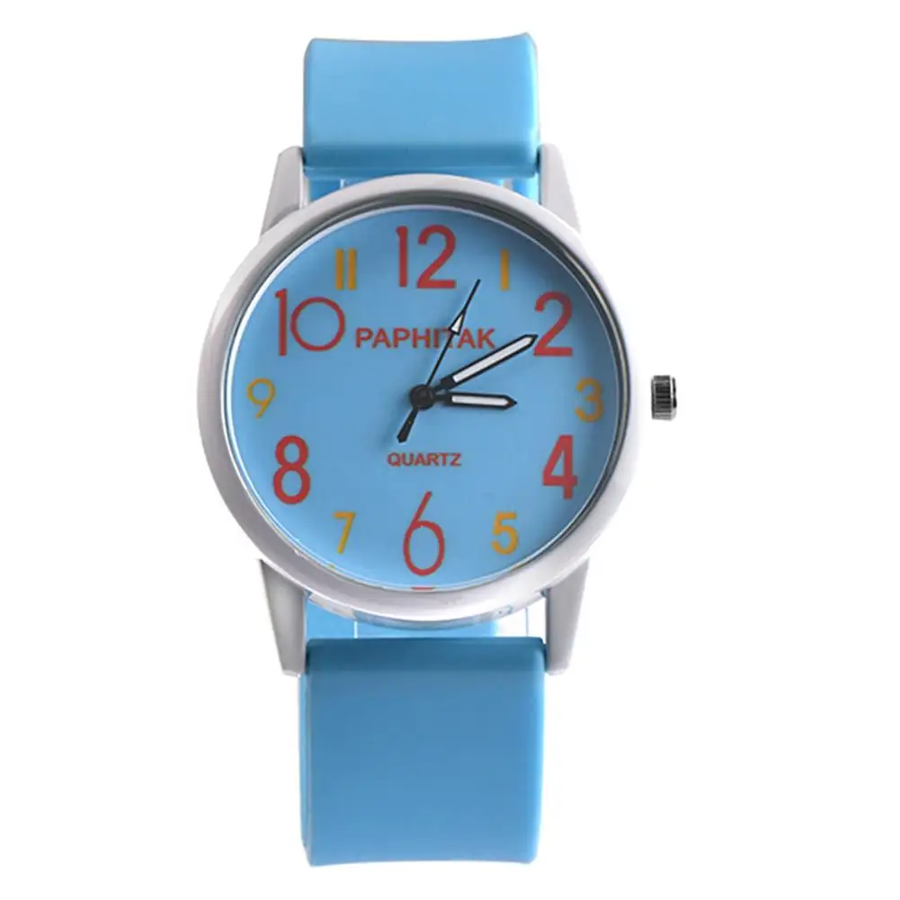 2018 New Style Silicone Candy Color Children Kids School Silicone Strap Number Analog Quartz Wristwatch
2018 New Style Silicone Candy Color Children Kids School Silicone Strap Number Analog Quartz Wristwatch
