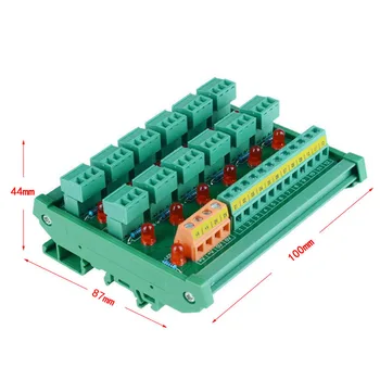 DIN Rail Mount PLC12 channel NPN input spring wiring IO photoelectric proximity switch sensor terminal block.
DIN Rail Mount PLC12 channel NPN input spring wiring IO photoelectric proximity switch sensor terminal block.