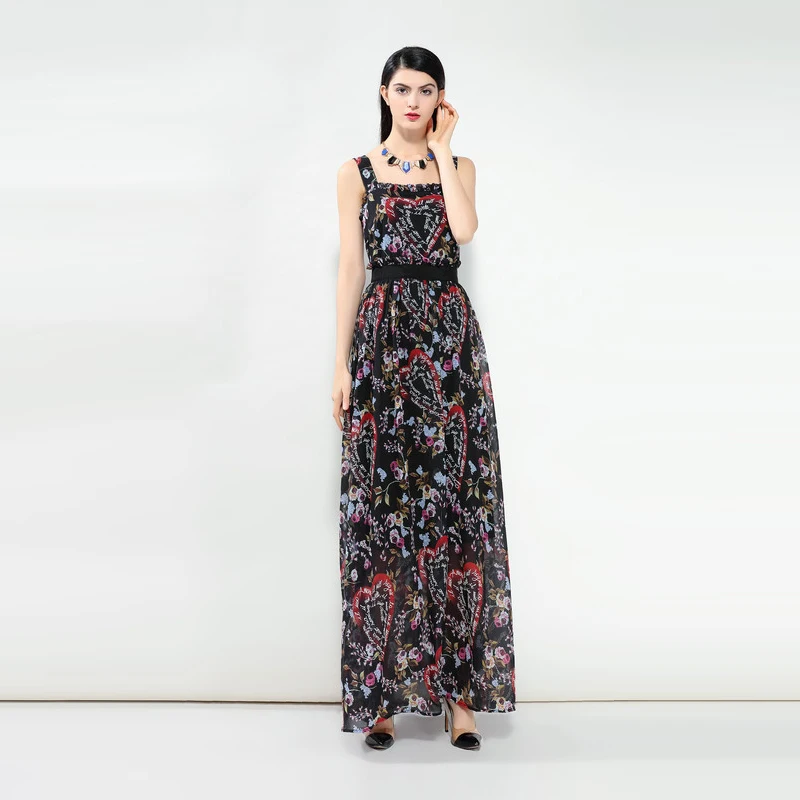 2022 Summer New Arrival Fashion A-Line Square Collar Spaghetti Strap Sleeveless Print Ankle-Length Long Dress Women
2022 Summer New Arrival Fashion A-Line Square Collar Spaghetti Strap Sleeveless Print Ankle-Length Long Dress Women