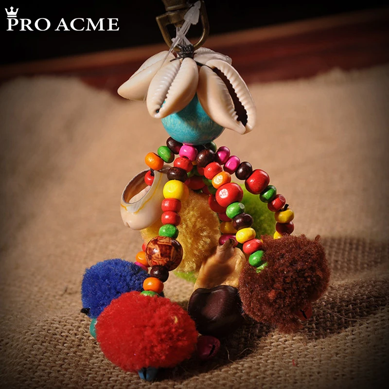 PRO ACME Handmade Colored Balls Bells Shell Keychain Cloth Jewelry Bag Hanging Beads Key Chain Car Ornaments Gift PW42055
PRO ACME Handmade Colored Balls Bells Shell Keychain Cloth Jewelry Bag Hanging Beads Key Chain Car Ornaments Gift PW42055