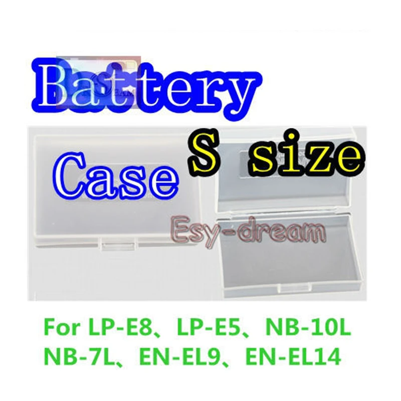 S size Plastic Case Holder Storage Box For DSLR Camera Battery LP-E8 LP-E5 NB10L NB7L ENEL9 ENEL14 CRV3 LPE10 BLS1 NB10L ENEL2
S size Plastic Case Holder Storage Box For DSLR Camera Battery LP-E8 LP-E5 NB10L NB7L ENEL9 ENEL14 CRV3 LPE10 BLS1 NB10L ENEL2