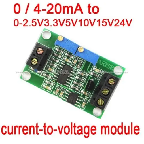 DYKB current to voltage module 0/4-20mA to 0-2.5V 3.3V 5V 10V1 5V 24V voltage transmitter POWER Supply voltage: 7-30DC 12v 24v
DYKB current to voltage module 0/4-20mA to 0-2.5V 3.3V 5V 10V1 5V 24V voltage transmitter POWER Supply voltage: 7-30DC 12v 24v