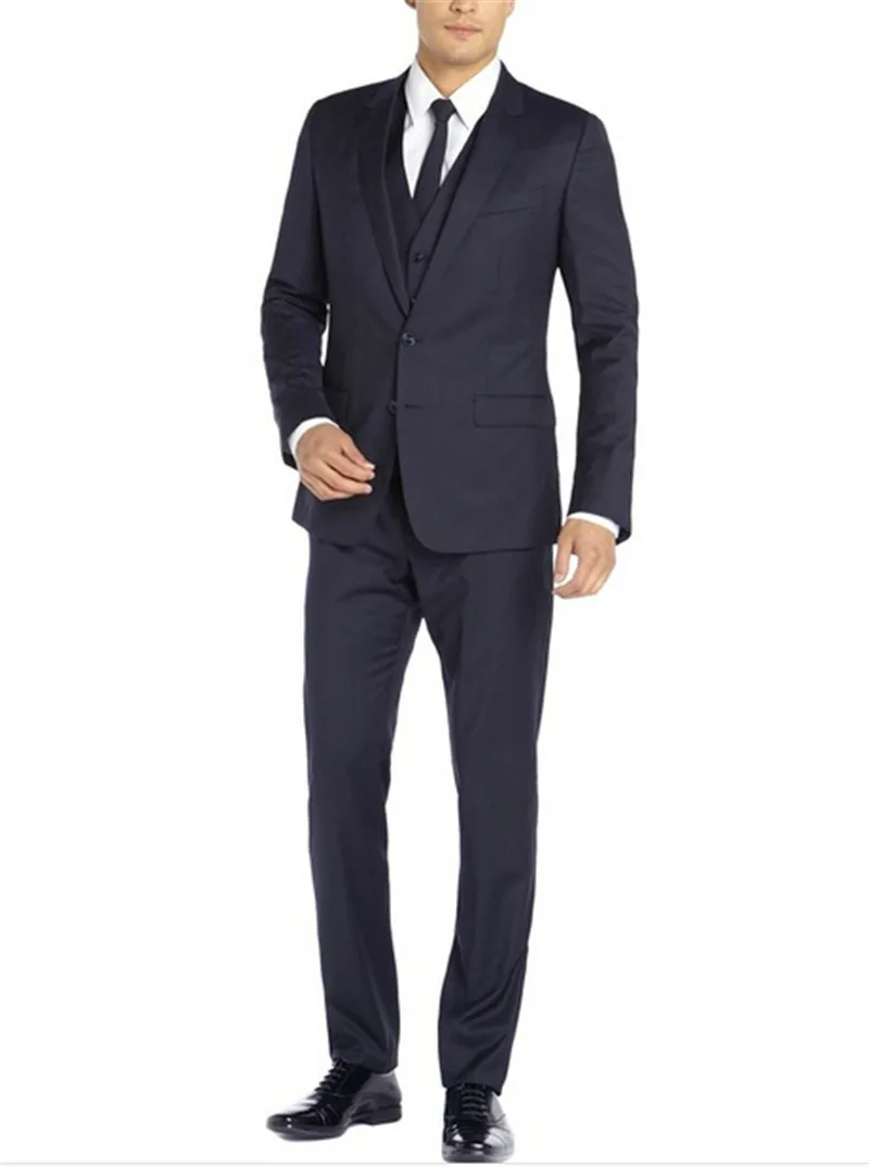 2017 Cheap High Quality Men's groom suits Two Button Jacket three Piece suit attend formal bussiness suits (jacket+pants+vest)
2017 Cheap High Quality Men's groom suits Two Button Jacket three Piece suit attend formal bussiness suits (jacket+pants+vest)