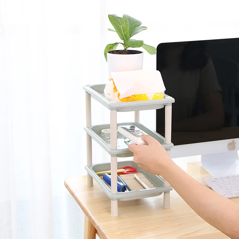 Mini Desktop Plastic Storage Rack Three Layers Bathroom Storage Shelf Kitchen Organizer
Mini Desktop Plastic Storage Rack Three Layers Bathroom Storage Shelf Kitchen Organizer