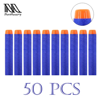 NewMemory 50 Pcs 7.2cm EVA Bullets for Nerf Toy Gun