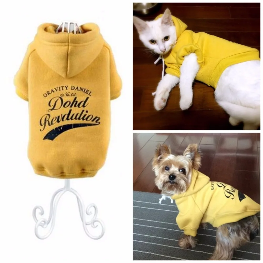 Pet Cat Sweatshirt Cat Hoodies Jumper Puppy Dog Clothes Coat Hoodie Sweater Dogs Jackets XS S M L XL XXL 9 Colors
Pet Cat Sweatshirt Cat Hoodies Jumper Puppy Dog Clothes Coat Hoodie Sweater Dogs Jackets XS S M L XL XXL 9 Colors