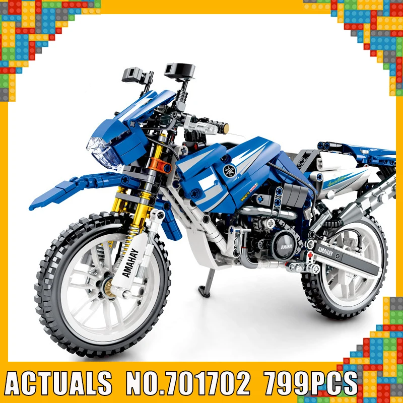 New Sembo Technic Series 701702 yamaha toy motorcycle Building Blocks Educational Toys Children Birthdays Gifts M Bricks
New Sembo Technic Series 701702 yamaha toy motorcycle Building Blocks Educational Toys Children Birthdays Gifts M Bricks