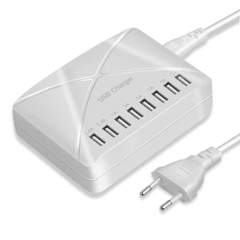 8 Port Smart USB Wall Charger Socket Led US/EU Plug 5V/2.1A AC Power Adapter Universal Charging For Smartphones
8 Port Smart USB Wall Charger Socket Led US/EU Plug 5V/2.1A AC Power Adapter Universal Charging For Smartphones
