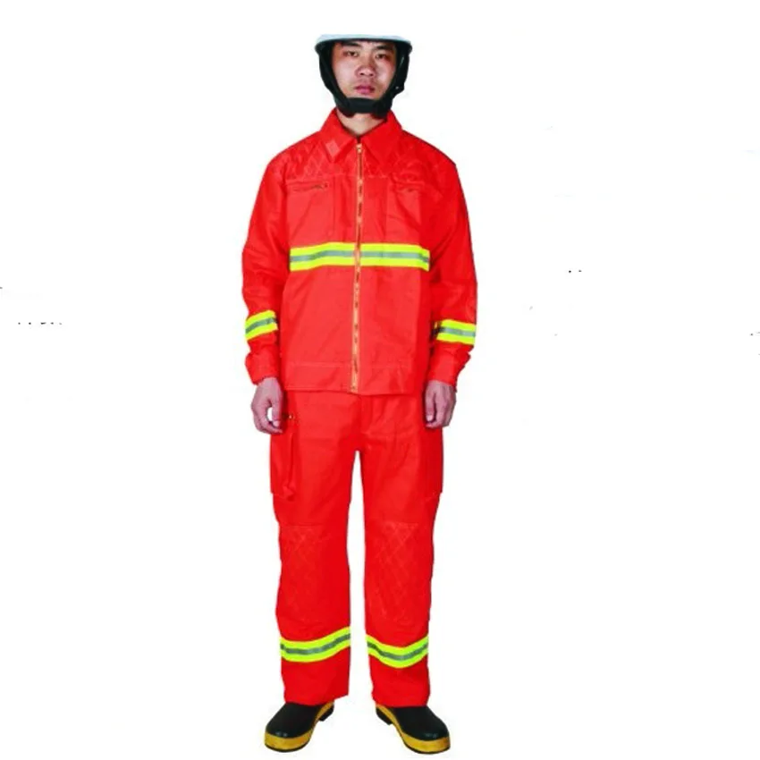 Fire Fighting Suit Fireproof wIth relective strap Flame Reardant Protective Clothes Reflective Warning Working Clothes
Fire Fighting Suit Fireproof wIth relective strap Flame Reardant Protective Clothes Reflective Warning Working Clothes