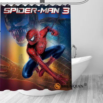 Custom spider man Bath Curtain Fabric Modern Shower Curtain bathroom beautiful Curtains Bath decor
Custom spider man Bath Curtain Fabric Modern Shower Curtain bathroom beautiful Curtains Bath decor
