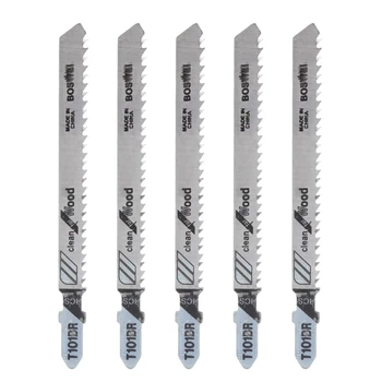 5 Pcs T101BR HCS 100mm Jigsaw Blades Clean For Wood Laminated Board Cutting #Aug.26
5 Pcs T101BR HCS 100mm Jigsaw Blades Clean For Wood Laminated Board Cutting #Aug.26