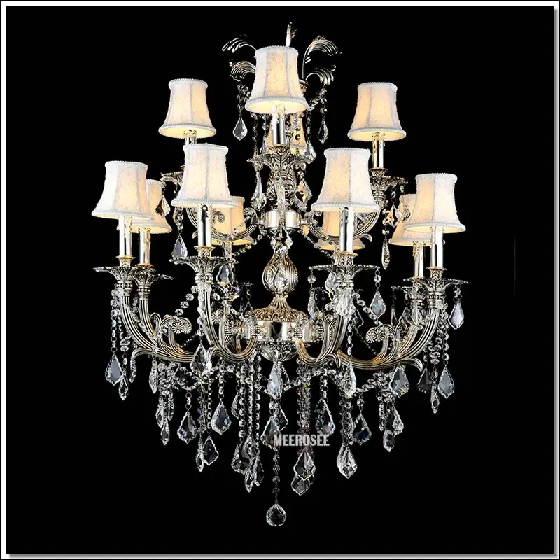 Classic 12 Arms Silver or Gold Crystal Chandelier Lighting Fixture Lustre Crystal Hanging Lamp with K9 Crysta MD88061
Classic 12 Arms Silver or Gold Crystal Chandelier Lighting Fixture Lustre Crystal Hanging Lamp with K9 Crysta MD88061
