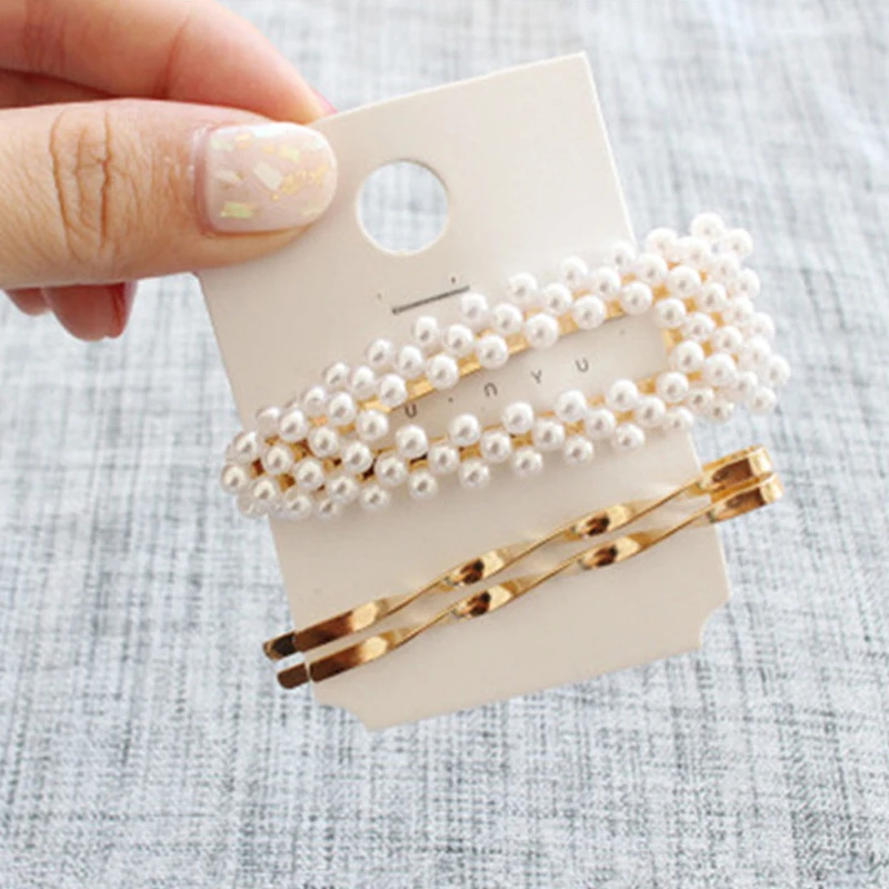 1Set Metal Minimalist Hair Accessories Geometric Irregular Gold Color Hair Clip with Imitiation Pearl Hairpin Girls Barrettes
1Set Metal Minimalist Hair Accessories Geometric Irregular Gold Color Hair Clip with Imitiation Pearl Hairpin Girls Barrettes