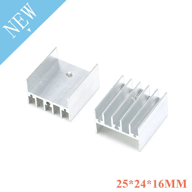 5pcs Heatsink 25x24x16mm Radiator Cooler Radiator Aluminum 25*24*16mm Heat Sink Metal Slotting For Cooling Chip 25mmx24mmx16mm
5pcs Heatsink 25x24x16mm Radiator Cooler Radiator Aluminum 25*24*16mm Heat Sink Metal Slotting For Cooling Chip 25mmx24mmx16mm