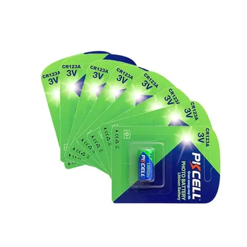 12Pcs PKCELL CR123A Lithium Battery CR123 CR 123 123A 16340 1500mAh 3V Batteries With PTC Protected For Camera 
12Pcs PKCELL CR123A Lithium Battery CR123 CR 123 123A 16340 1500mAh 3V Batteries With PTC Protected For Camera