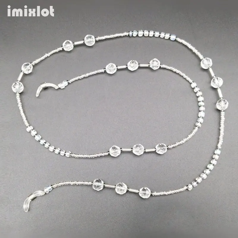 Women Fashion Eyeglass Chains Clear Acrylic Beads Chains Anti-slip Eyewear Cord Holder Neck Strap Reading Glasses Rope Free Ship
Women Fashion Eyeglass Chains Clear Acrylic Beads Chains Anti-slip Eyewear Cord Holder Neck Strap Reading Glasses Rope Free Ship