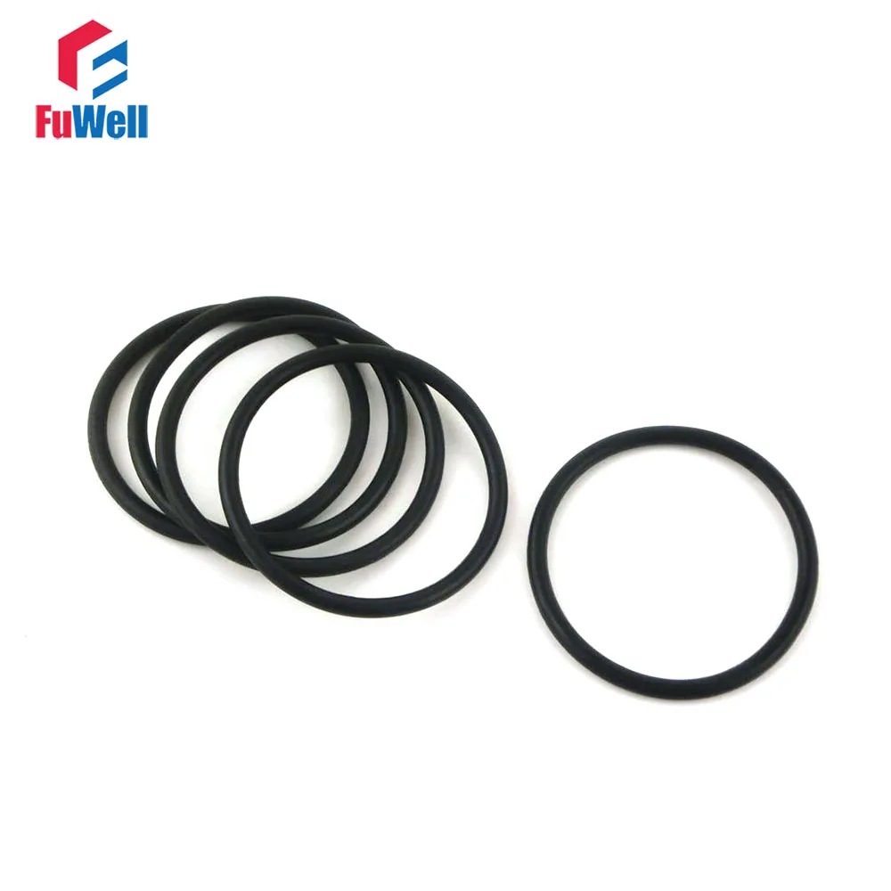 

10pcs NBR 5mm Thickness O Ring Seal 110/115/120/125/130/135/140/145/150/155/160mm OD Black Nitrile Rubber O-ring Sealing Gasket