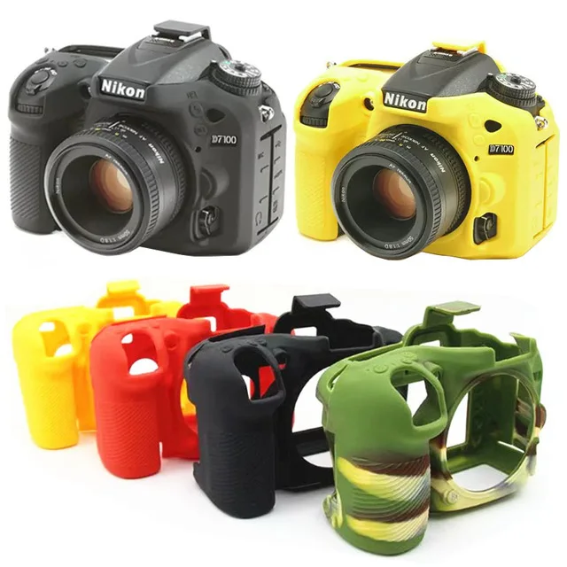 Silicone Armor Skin Case DSLR Camera Body Cover Protector Video Bag For Nikon D750 D5500 D5600 D7100 D3400 D3500 D810 D7500
Silicone Armor Skin Case DSLR Camera Body Cover Protector Video Bag For Nikon D750 D5500 D5600 D7100 D3400 D3500 D810 D7500