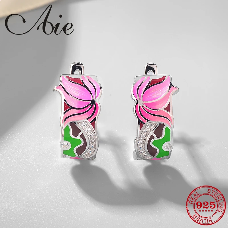 2018 Hot 925 Sterling Silver fashion gorgeous DIY like pink peony colourful Enamel fine Stud Earrings Party Jewelry
2018 Hot 925 Sterling Silver fashion gorgeous DIY like pink peony colourful Enamel fine Stud Earrings Party Jewelry
