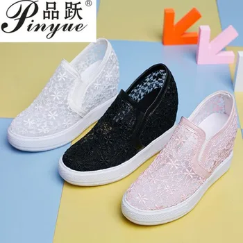 Plus size 34-45 Summer Women Sandals Lace Hollow Floral Casual Shoes Woman Breathable Platform Increased Internal Loafers Shoes
Plus size 34-45 Summer Women Sandals Lace Hollow Floral Casual Shoes Woman Breathable Platform Increased Internal Loafers Shoes