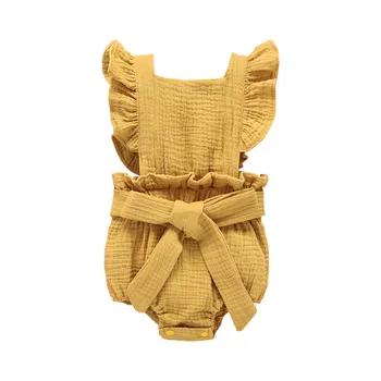 Newborn Baby Romper Summer Girls Linen Cotton Rompers Boutique Kids Girl Ruffle Jumpsuits Baby Body Suit Clothes D1292
Newborn Baby Romper Summer Girls Linen Cotton Rompers Boutique Kids Girl Ruffle Jumpsuits Baby Body Suit Clothes D1292