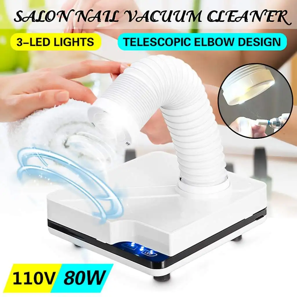 80W Nail Dust Collector Vacuum Cleaner For Manicures Suction Dust Cleaner Retractable Elbow Nail Dust Collector Nails Manicure
80W Nail Dust Collector Vacuum Cleaner For Manicures Suction Dust Cleaner Retractable Elbow Nail Dust Collector Nails Manicure