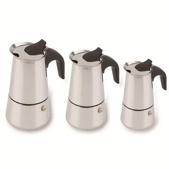 2/4/6-Cup Percolator Stove Top Coffee Maker Stainless Steel Moka Espresso Latte Percolator Stove Top Coffee Maker Pot
2/4/6-Cup Percolator Stove Top Coffee Maker Stainless Steel Moka Espresso Latte Percolator Stove Top Coffee Maker Pot