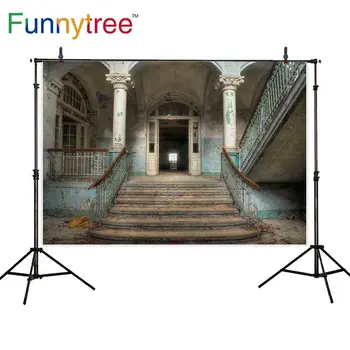 Funnytree backdrop for photo studio old abandoned building Entrance stairs pillar photography background photobooth photocall
Funnytree backdrop for photo studio old abandoned building Entrance stairs pillar photography background photobooth photocall