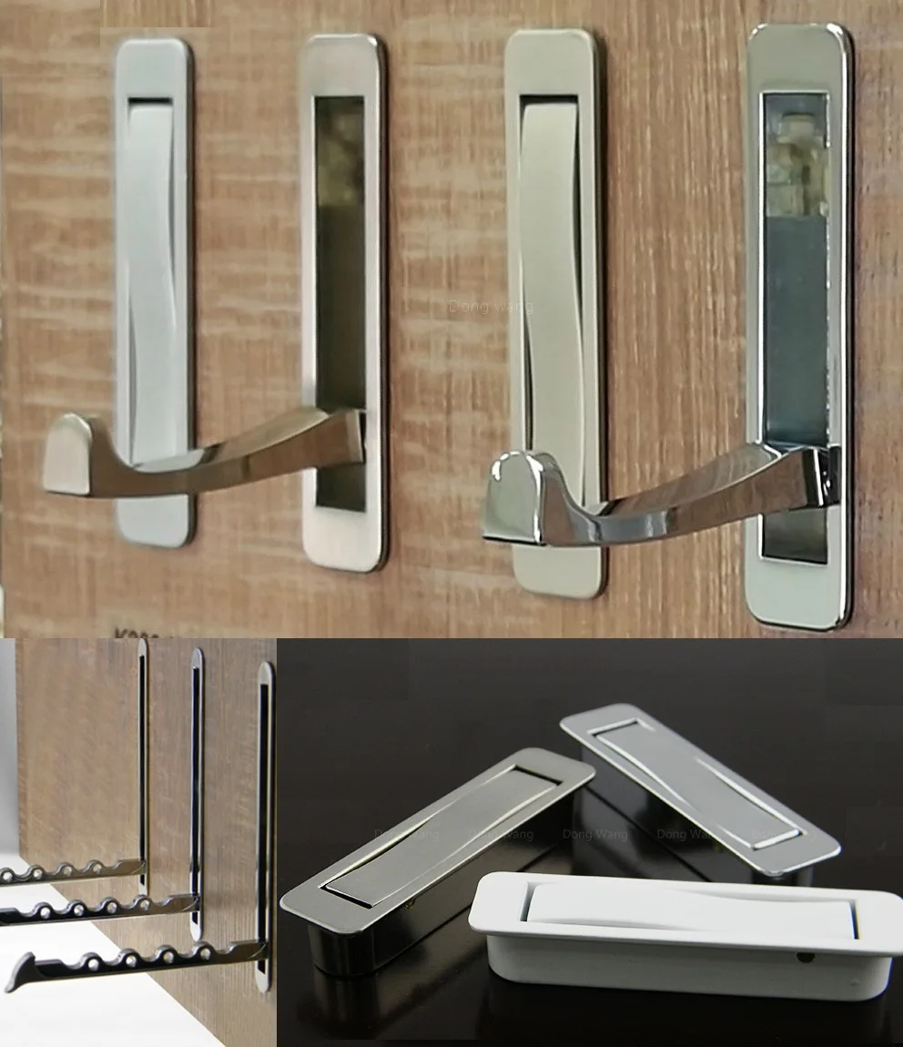 2Pcs/Lot Sliding Door Cabinet Recessed Flush Pull Handle Pocket Door Tatami Coat Hat Robe Hook RV Conceal Folding
2Pcs/Lot Sliding Door Cabinet Recessed Flush Pull Handle Pocket Door Tatami Coat Hat Robe Hook RV Conceal Folding