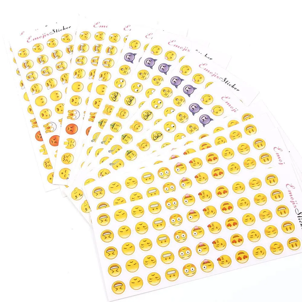 12 Sheets (660pcs) Mini Smile Face Emoji Stickers DIY Diary Scrapbooking Notebook Stickers Student Gifts Award Stationery Sets
12 Sheets (660pcs) Mini Smile Face Emoji Stickers DIY Diary Scrapbooking Notebook Stickers Student Gifts Award Stationery Sets