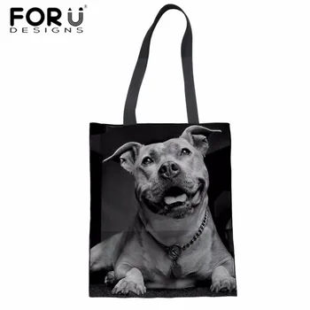 FORUDESIGNS Women Top-handle Bag Pit Bulldog Print Linen Tote Bag Teenager Girls Collage Book Shoulder Bag Fashion Beach Mochila
FORUDESIGNS Women Top-handle Bag Pit Bulldog Print Linen Tote Bag Teenager Girls Collage Book Shoulder Bag Fashion Beach Mochila