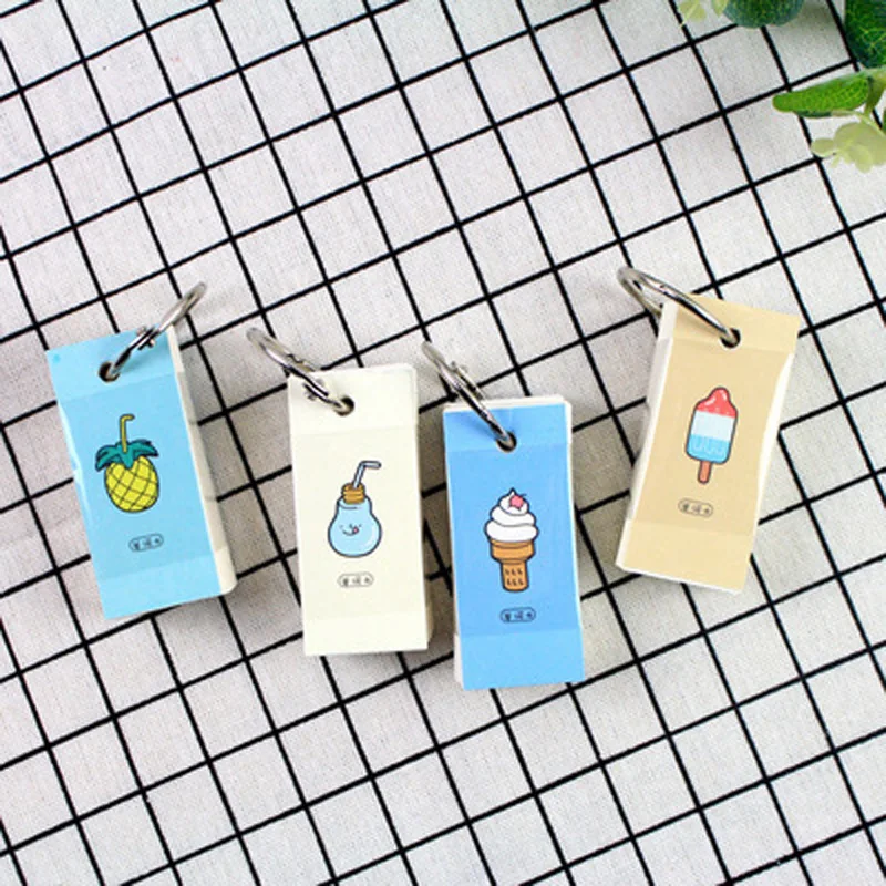 110 Sheets /Pack Summer Ice Cream Fruit Keychain Mini Memo Pads Vocabulary Word Book Stationery S02
110 Sheets /Pack Summer Ice Cream Fruit Keychain Mini Memo Pads Vocabulary Word Book Stationery S02