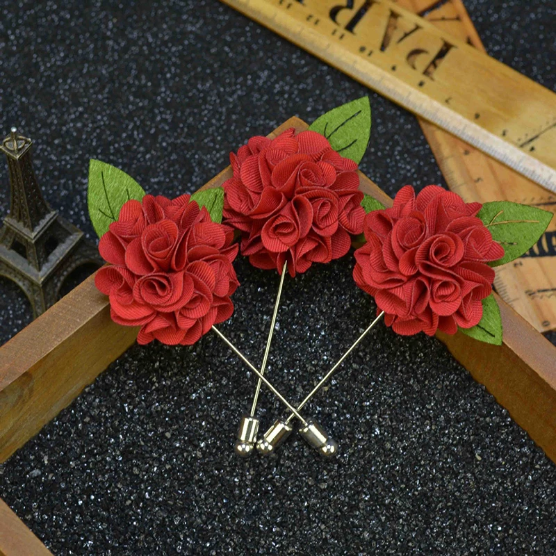Handmade Men Big Red Multi-petal Fabric Lapel Pin Suit Brooch Pins for Men Wedding Pin Brand Male Brooches Jewelry Accessories
Handmade Men Big Red Multi-petal Fabric Lapel Pin Suit Brooch Pins for Men Wedding Pin Brand Male Brooches Jewelry Accessories