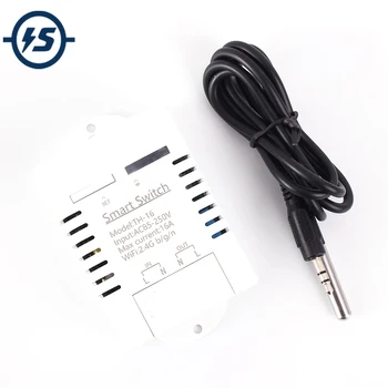 16A Temperature Monitor IoT Wireless WIFI Intelligent Control Switch DS18B20 AC 85V-250V for Smartphones
16A Temperature Monitor IoT Wireless WIFI Intelligent Control Switch DS18B20 AC 85V-250V for Smartphones