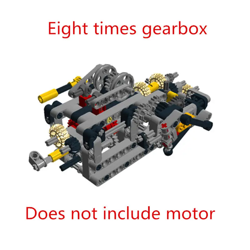 Compatible with LEGOing engine gearbox V8 MOC electric remote control car front bogie rear drive suspension differential set
Compatible with LEGOing engine gearbox V8 MOC electric remote control car front bogie rear drive suspension differential set