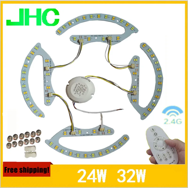 Dimmer 2.4G 24W/32W Ceiling Light Board LED Panel Double Color SMD5730 White/Warm White/Nature White + Magnet Screw + Driver
Dimmer 2.4G 24W/32W Ceiling Light Board LED Panel Double Color SMD5730 White/Warm White/Nature White + Magnet Screw + Driver