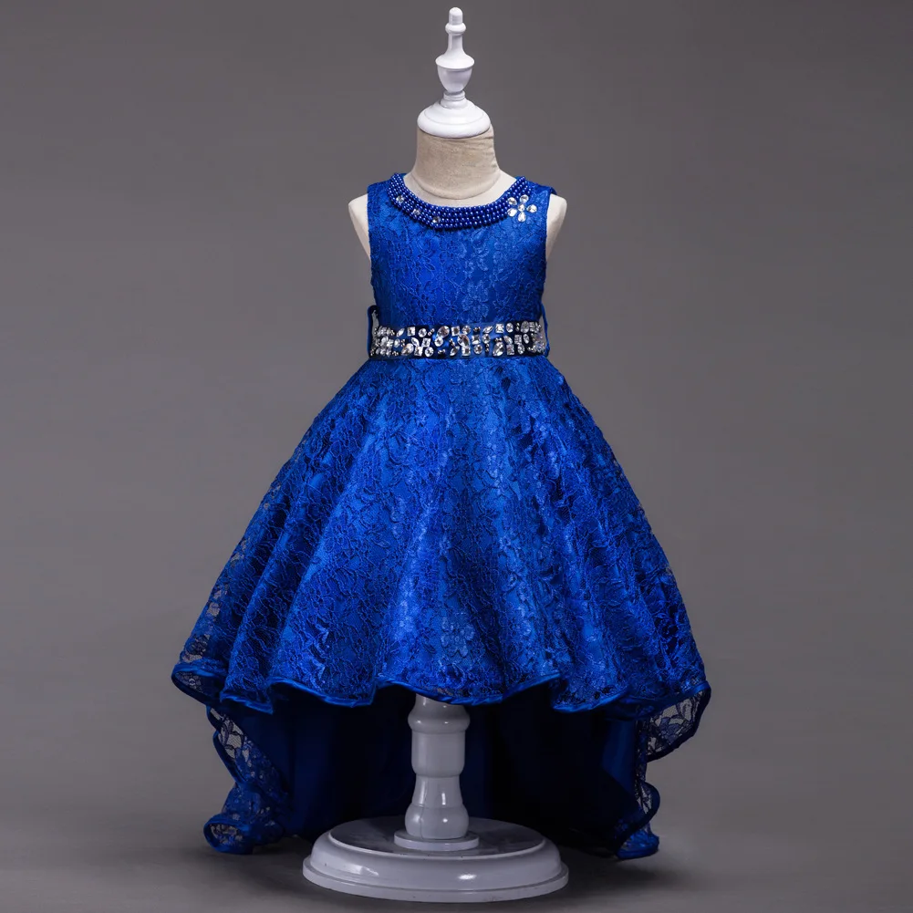 blue gown for baby girl