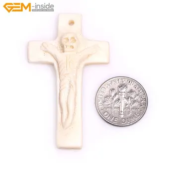 Handmade Carved Jesus Cross White Tan Natural OX Bone Beads For Jewelry Making Pendant Necklace DIY Bulk Gem-inside 
Handmade Carved Jesus Cross White Tan Natural OX Bone Beads For Jewelry Making Pendant Necklace DIY Bulk Gem-inside