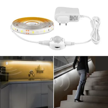 PIR Motion Sensor LED Strip Tape Ribbon Light Smart Turn On Off Timer SMD 3528 Warm White Bed Lights Bedroom Cabinet Night Lamp
PIR Motion Sensor LED Strip Tape Ribbon Light Smart Turn On Off Timer SMD 3528 Warm White Bed Lights Bedroom Cabinet Night Lamp