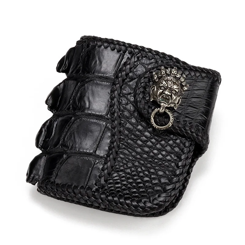 100% Genuine Crocodile Skin Men's Short Card Holder Wallet Exotic Alligator Leather Zipper Coin Pocket Male Hasp Clutch Purse
100% Genuine Crocodile Skin Men's Short Card Holder Wallet Exotic Alligator Leather Zipper Coin Pocket Male Hasp Clutch Purse